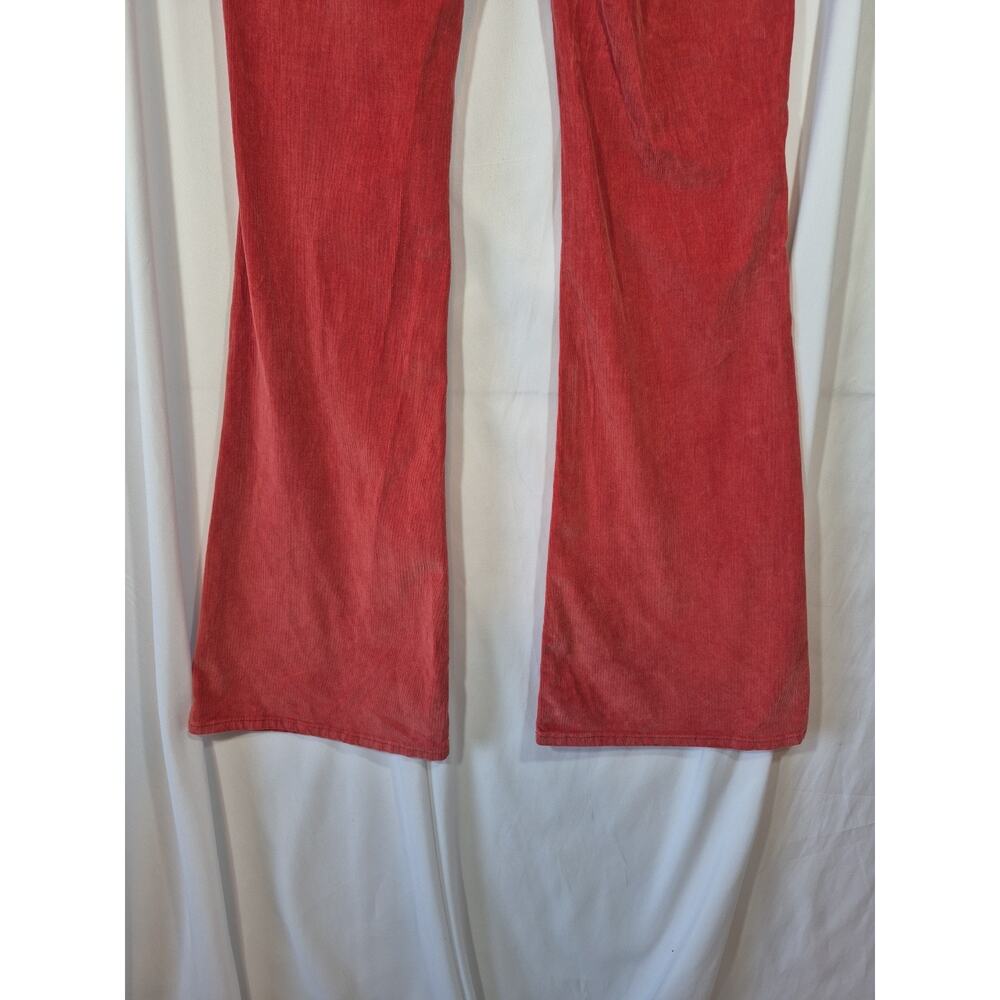 Free People We The Free Jayde *In Rust* Corduroy Flare Cotton Stretch Pants 26 - Picture 9 of 9